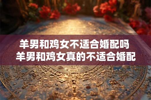 羊男和鸡女不适合婚配吗 羊男和鸡女真的不适合婚配吗