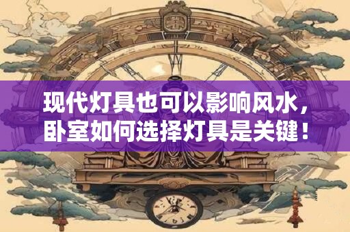 现代灯具也可以影响风水，卧室如何选择灯具是关键！