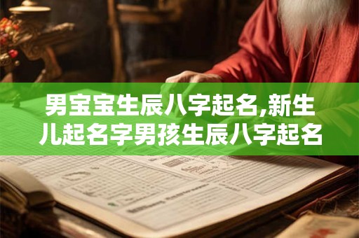男宝宝生辰八字起名,新生儿起名字男孩生辰八字起名打分
