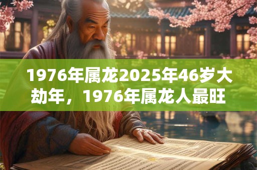 1976年属龙2025年46岁大劫年，1976年属龙人最旺的年龄
