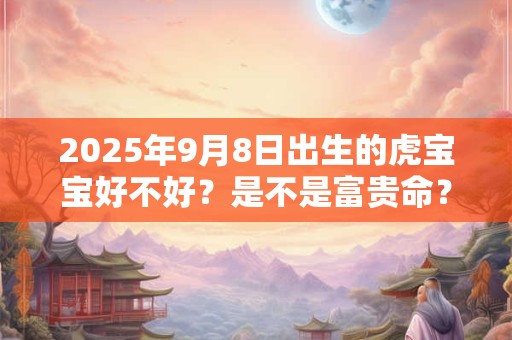 2025年9月8日出生的虎宝宝好不好？是不是富贵命？