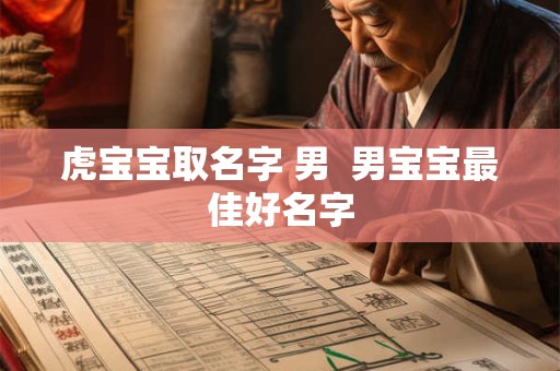 虎宝宝取名字 男  男宝宝最佳好名字