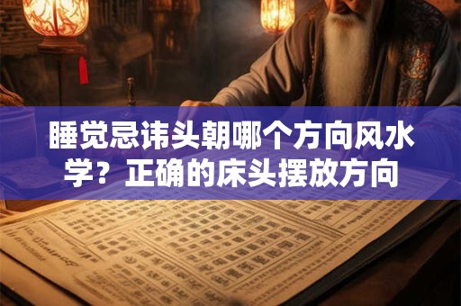 睡觉忌讳头朝哪个方向风水学？正确的床头摆放方向