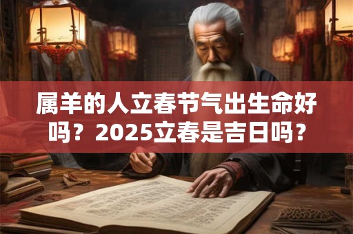属羊的人立春节气出生命好吗？2025立春是吉日吗？