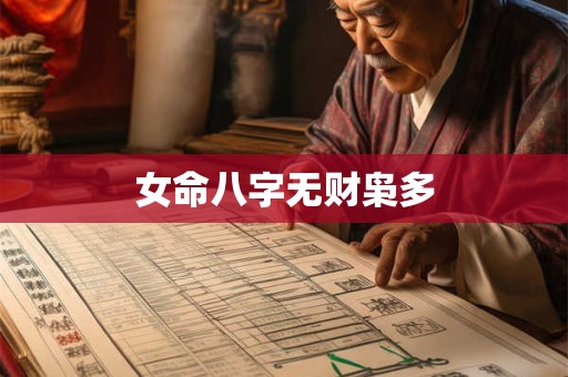 女命八字无财枭多