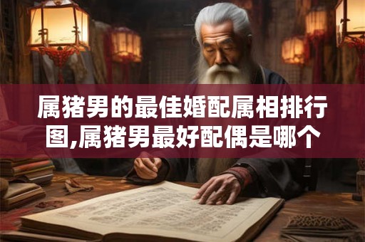 属猪男的最佳婚配属相排行图,属猪男最好配偶是哪个生肖