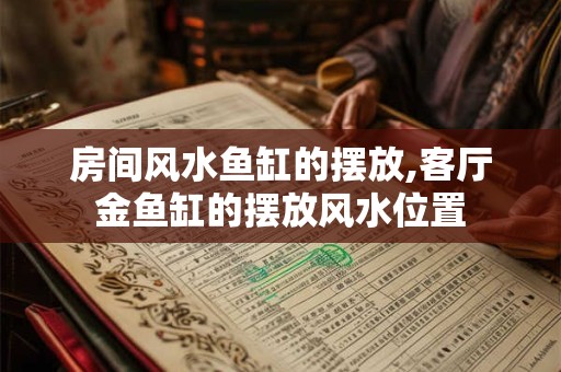 房间风水鱼缸的摆放,客厅金鱼缸的摆放风水位置