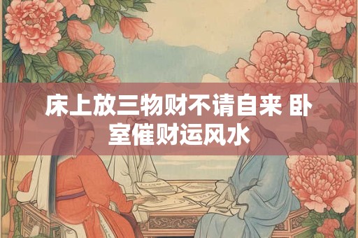 床上放三物财不请自来 卧室催财运风水