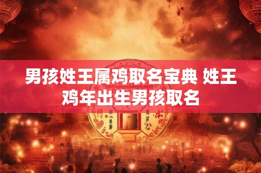 男孩姓王属鸡取名宝典 姓王鸡年出生男孩取名