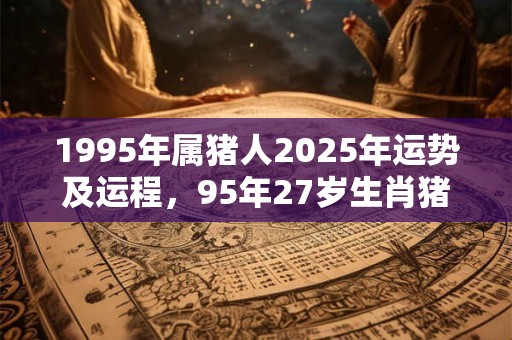 1995年属猪人2025年运势及运程，95年27岁生肖猪2025年运势