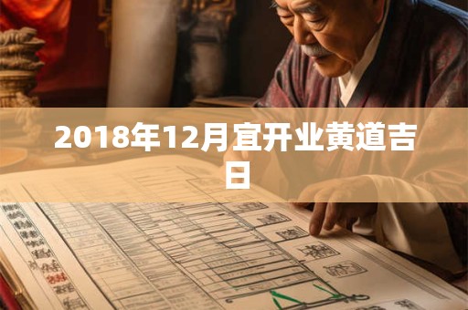 2018年12月宜开业黄道吉日 2018年12月宜开业黄道吉日