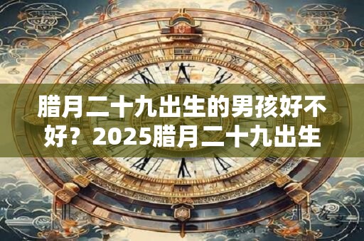 腊月二十九出生的男孩好不好？2025腊月二十九出生的男孩八字