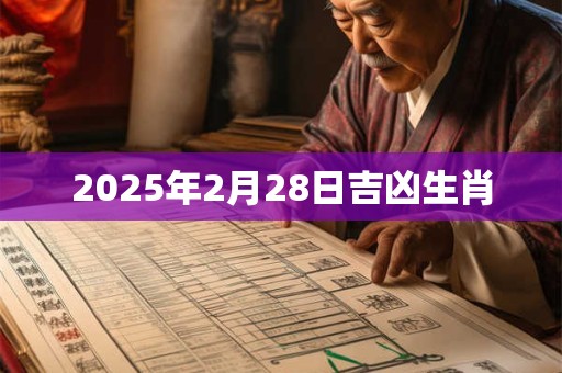 2026年2月28日吉凶生肖