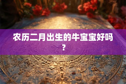 农历二月出生的牛宝宝好吗？