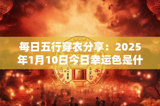 每日五行穿衣分享：2025年1月10日今日幸运色是什么