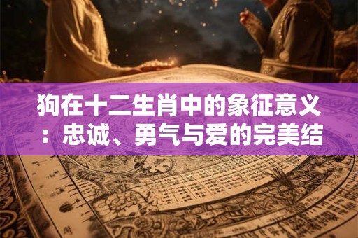 狗在十二生肖中的象征意义：忠诚、勇气与爱的完美结合