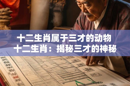 十二生肖属于三才的动物 十二生肖：揭秘三才的神秘动物
