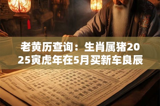 老黄历查询：生肖属猪2025寅虎年在5月买新车良辰吉日