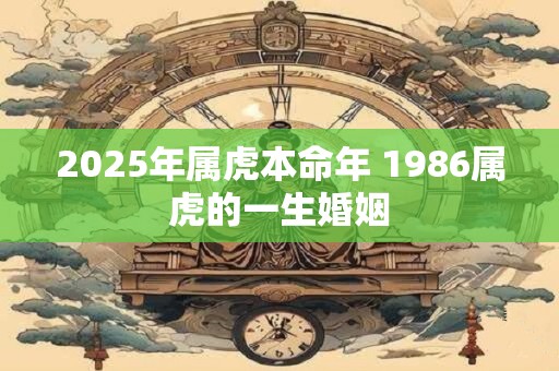 2025年属虎本命年 1986属虎的一生婚姻