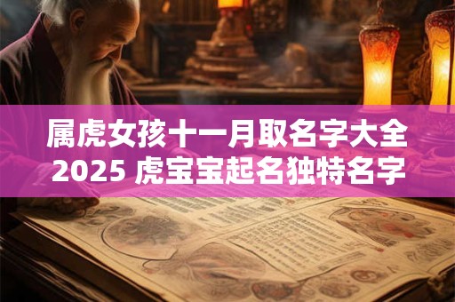 属虎女孩十一月取名字大全2025 虎宝宝起名独特名字