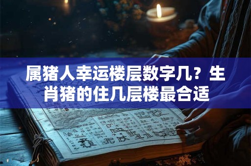 属猪人幸运楼层数字几？生肖猪的住几层楼最合适