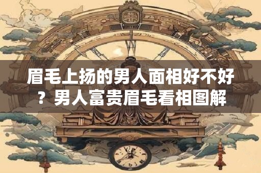 眉毛上扬的男人面相好不好？男人富贵眉毛看相图解