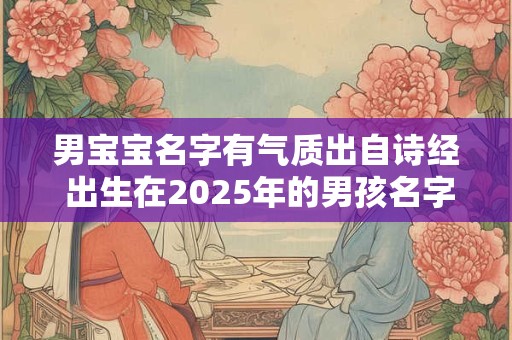 男宝宝名字有气质出自诗经 出生在2025年的男孩名字