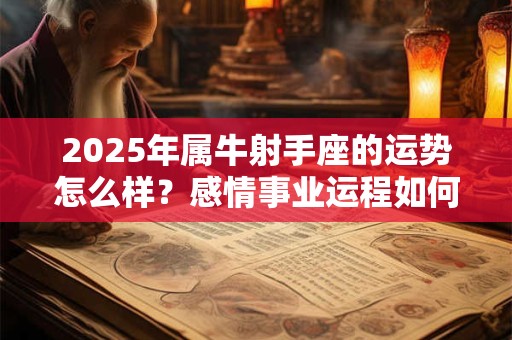 2025年属牛射手座的运势怎么样？感情事业运程如何