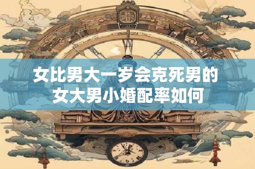 女比男大一岁会克死男的 女大男小婚配率如何