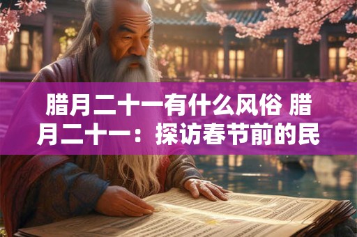 腊月二十一有什么风俗 腊月二十一：探访春节前的民间风俗