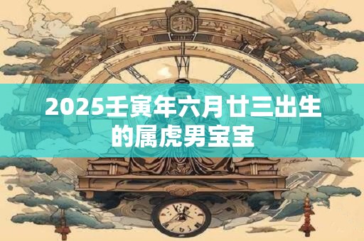 2025壬寅年六月廿三出生的属虎男宝宝