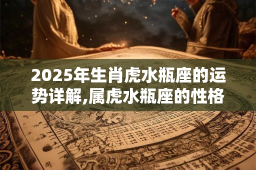 2025年生肖虎水瓶座的运势详解,属虎水瓶座的性格