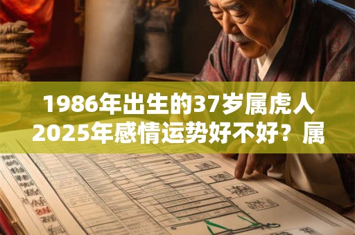 1986年出生的37岁属虎人2025年感情运势好不好？属虎女运程
