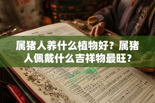 属猪人养什么植物好？属猪人佩戴什么吉祥物最旺？