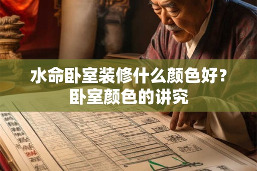 水命卧室装修什么颜色好？卧室颜色的讲究