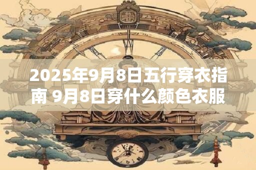 2025年9月8日五行穿衣指南 9月8日穿什么颜色衣服