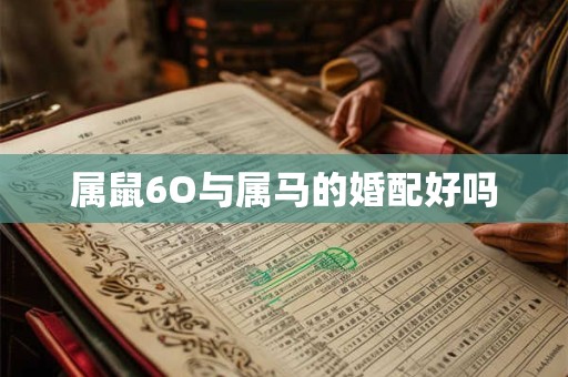 属鼠6O与属马的婚配好吗