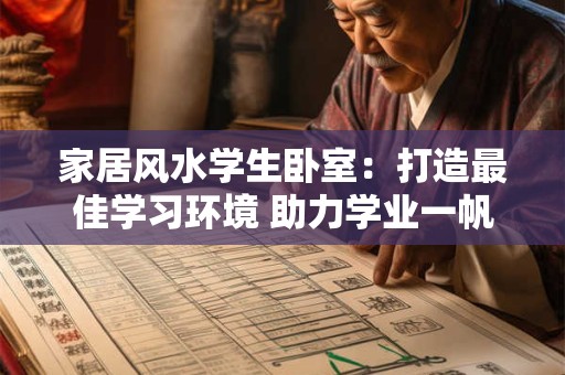 家居风水学生卧室：打造最佳学习环境 助力学业一帆风顺