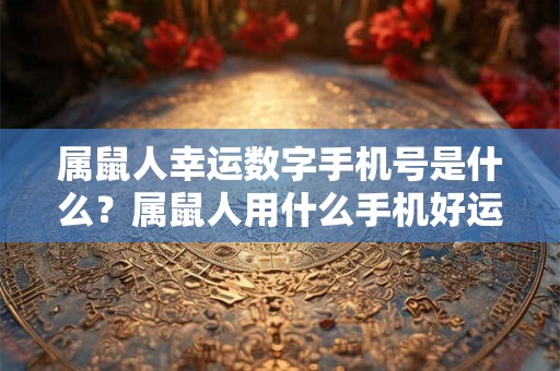 属鼠人幸运数字手机号是什么？属鼠人用什么手机好运气好