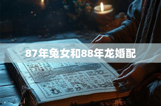 87年兔女和88年龙婚配