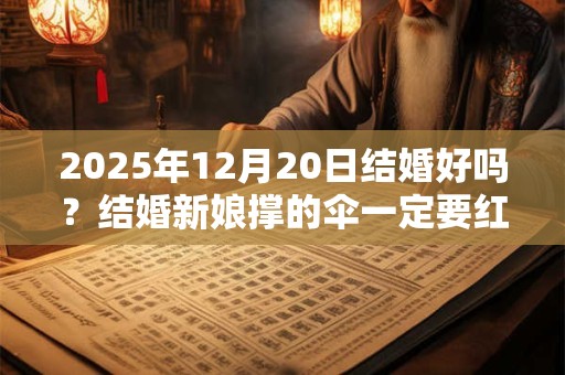 2025年12月20日结婚好吗？结婚新娘撑的伞一定要红色吗？