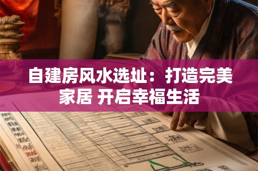 自建房风水选址：打造完美家居 开启幸福生活