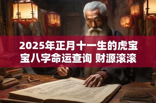 2025年正月十一生的虎宝宝八字命运查询 财源滚滚一路走高