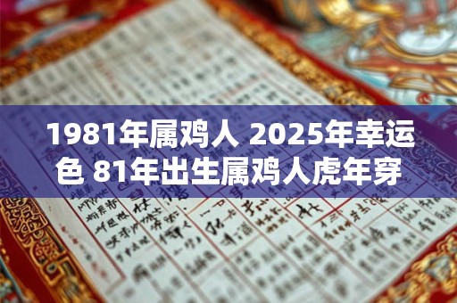 1981年属鸡人 2025年幸运色 81年出生属鸡人虎年穿什么颜色衣服好