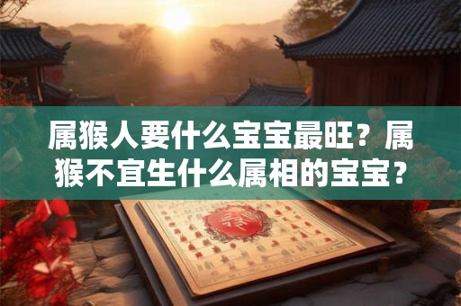 属猴人要什么宝宝最旺？属猴不宜生什么属相的宝宝？
