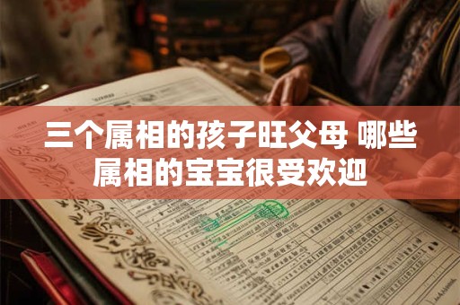三个属相的孩子旺父母 哪些属相的宝宝很受欢迎