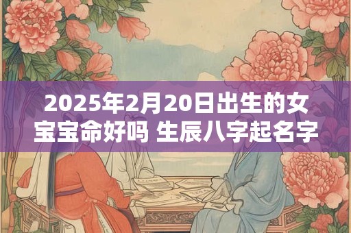 2025年2月20日出生的女宝宝命好吗 生辰八字起名字
