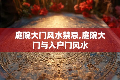 庭院大门风水禁忌,庭院大门与入户门风水