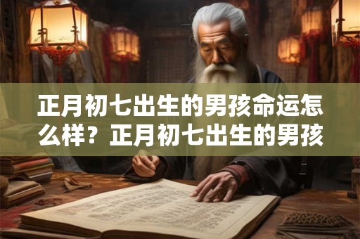 正月初七出生的男孩命运怎么样?正月初七出生的男孩名字 正月初七出生的男孩命运怎么样?正月初七出生的男孩名字