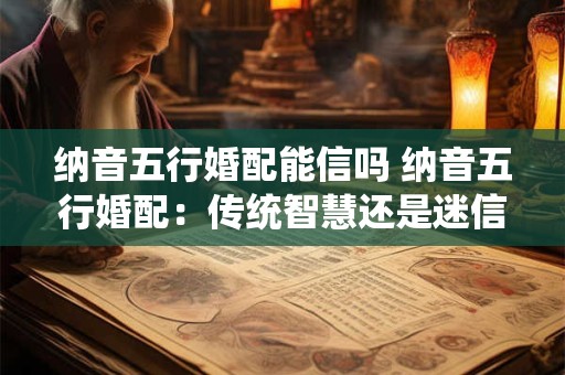 纳音五行婚配能信吗 纳音五行婚配：传统智慧还是迷信